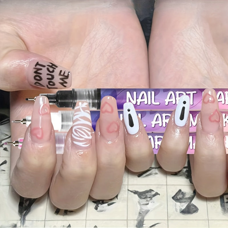 Bellevivo Nail Art Doodle Pens