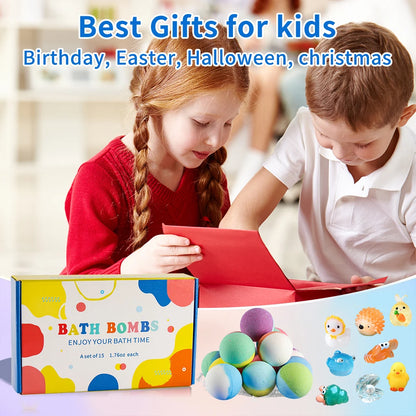Bath bombs for kids with toys inside [50% OFF]