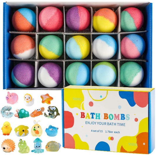 Bath bombs for kids with toys inside [50% OFF]