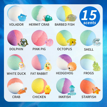 Bath bombs for kids with toys inside [50% OFF]
