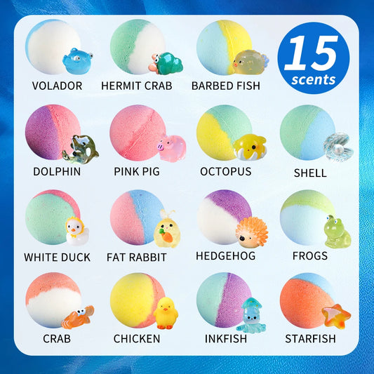 Bath bombs for kids with toys inside [50% OFF]