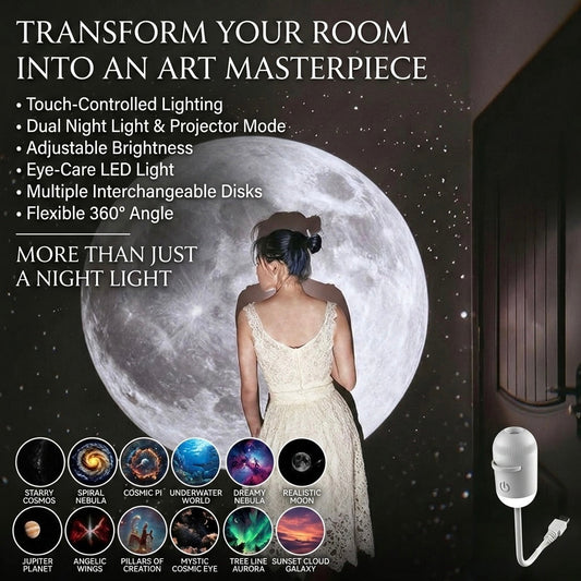 Starry Galaxy Light Projector [50% OFF]