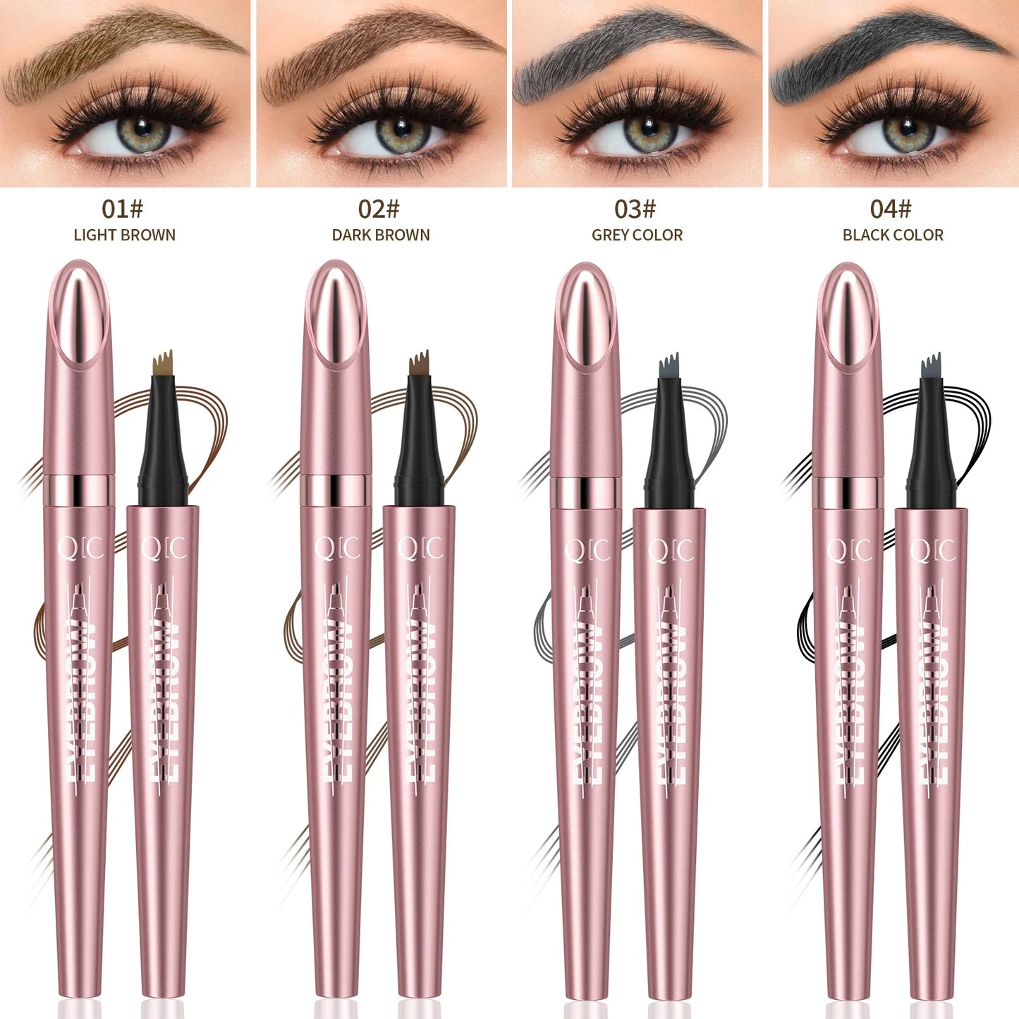 4 Fork Tip Eyebrow Pencil [50% OFF]
