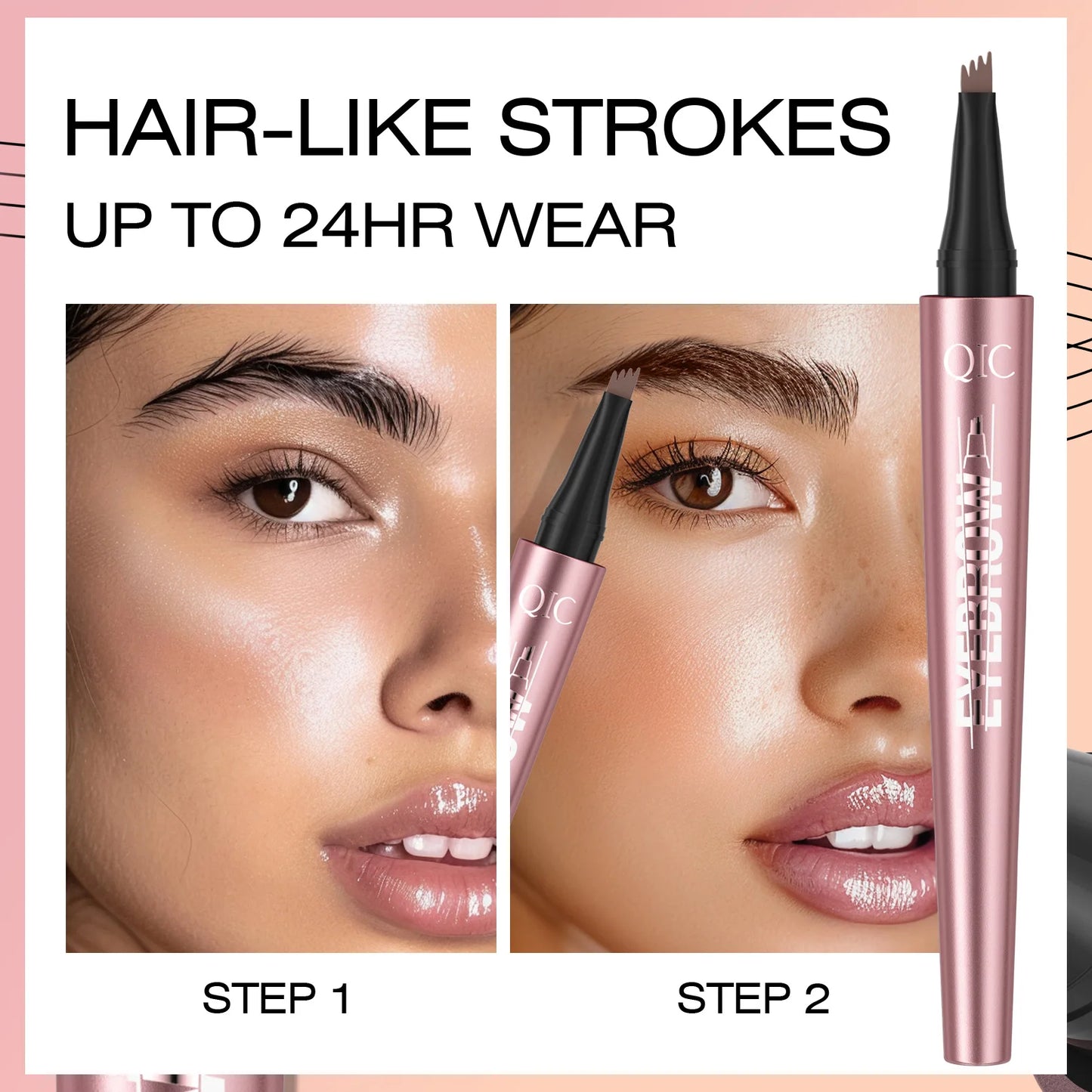4 Fork Tip Eyebrow Pencil [50% OFF]