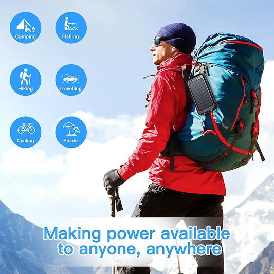 Charge Nova Solar bank with Compass [50% OFF]