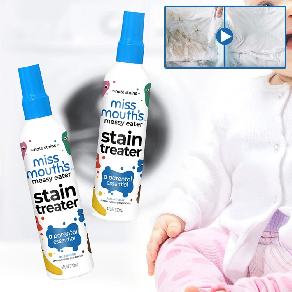 120ML Stain Remover for Clothes,Coat, Fabric Carpet and Portable Spray [50% OFF]