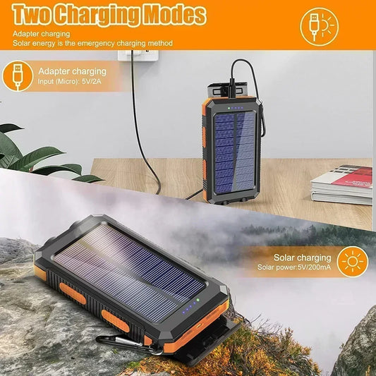 Charge Nova Solar bank with Compass [50% OFF]