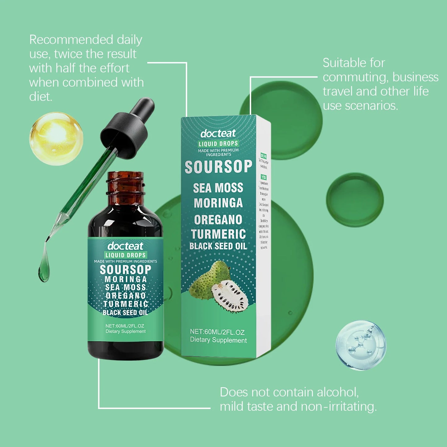 DOCTEAT™ Soursop Drops $25 (50% OFF TODAY)