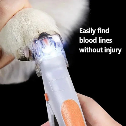 Professional Pet Nail Clipper Scissors With LED Light Cats, Dogs Nail Clippers [ 50% OFF ]