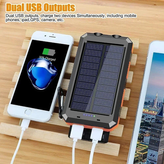 Charge Nova Solar bank with Compass [50% OFF]