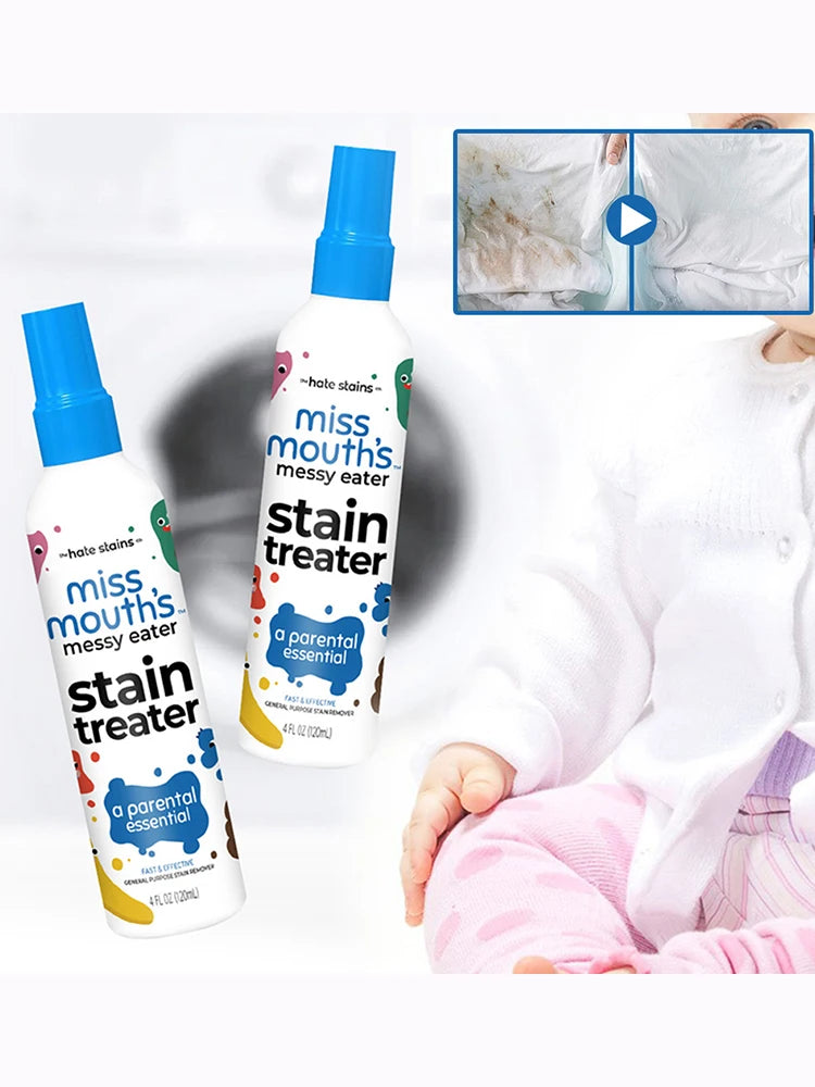 120ML Stain Remover for Clothes,Coat, Fabric Carpet and Portable Spray [50% OFF]