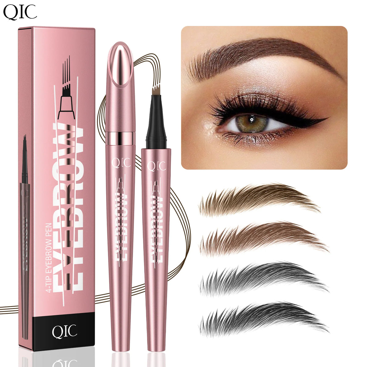 4 Fork Tip Eyebrow Pencil [50% OFF]