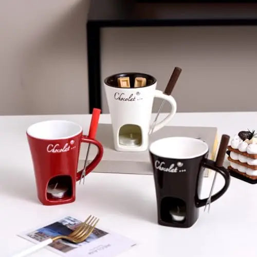 European Candle Cup with Fork [50% OFF]
