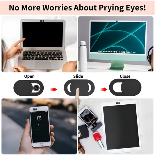 Ultra-Thin Mobile Phone, iPad & Laptop Lenses Privacy Sticker  [50% OFF TODAY]