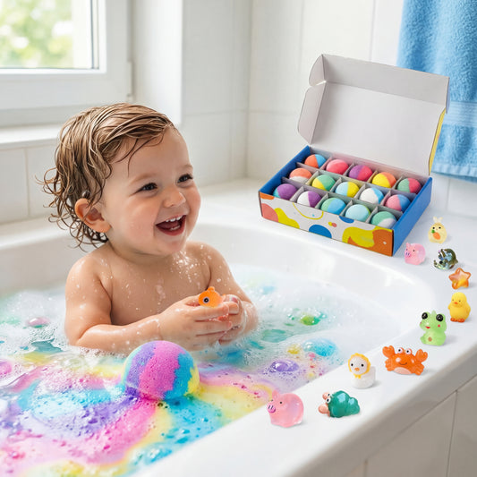 Bath bombs for kids with toys inside [50% OFF]